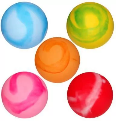 Piłka. Tęczowa 230mm MIX - tantis.pl