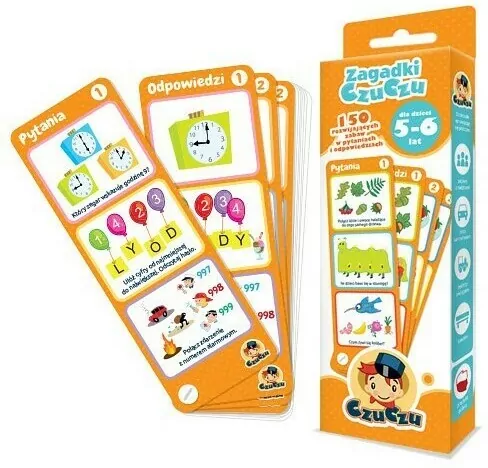 Zagadki CzuCzu dla dzieci od 5-6 lat - tantis.pl