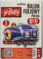 Balon foliowy Pociąg 82x81cm - tantis.pl