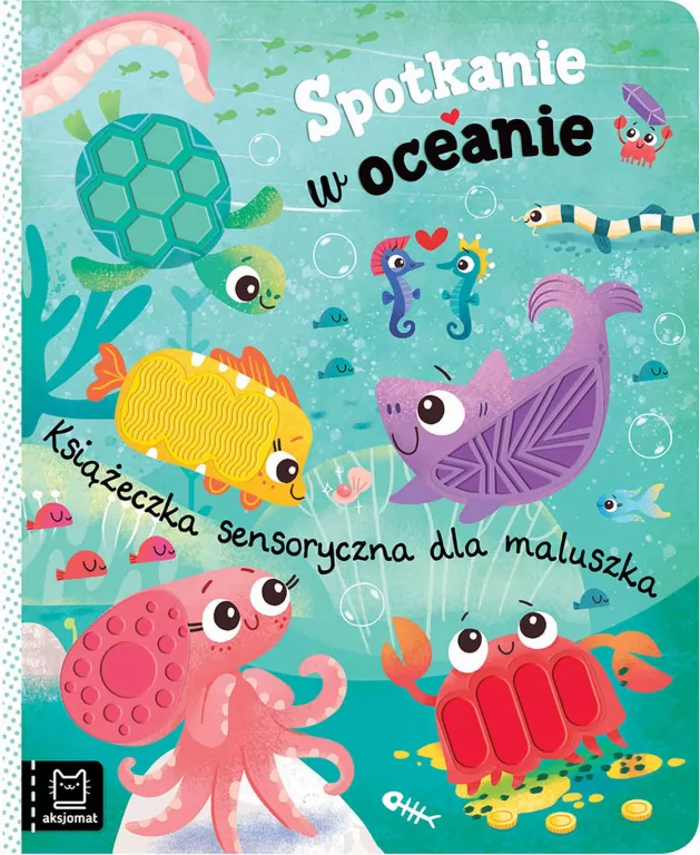 Spotkanie w oceanie. Książeczka sensoryczna - tantis.pl