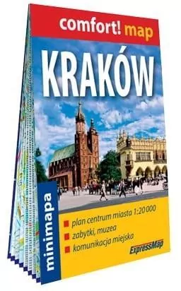 Kraków. Comfort! map. Plan miasta 1:20 000 - tantis.pl