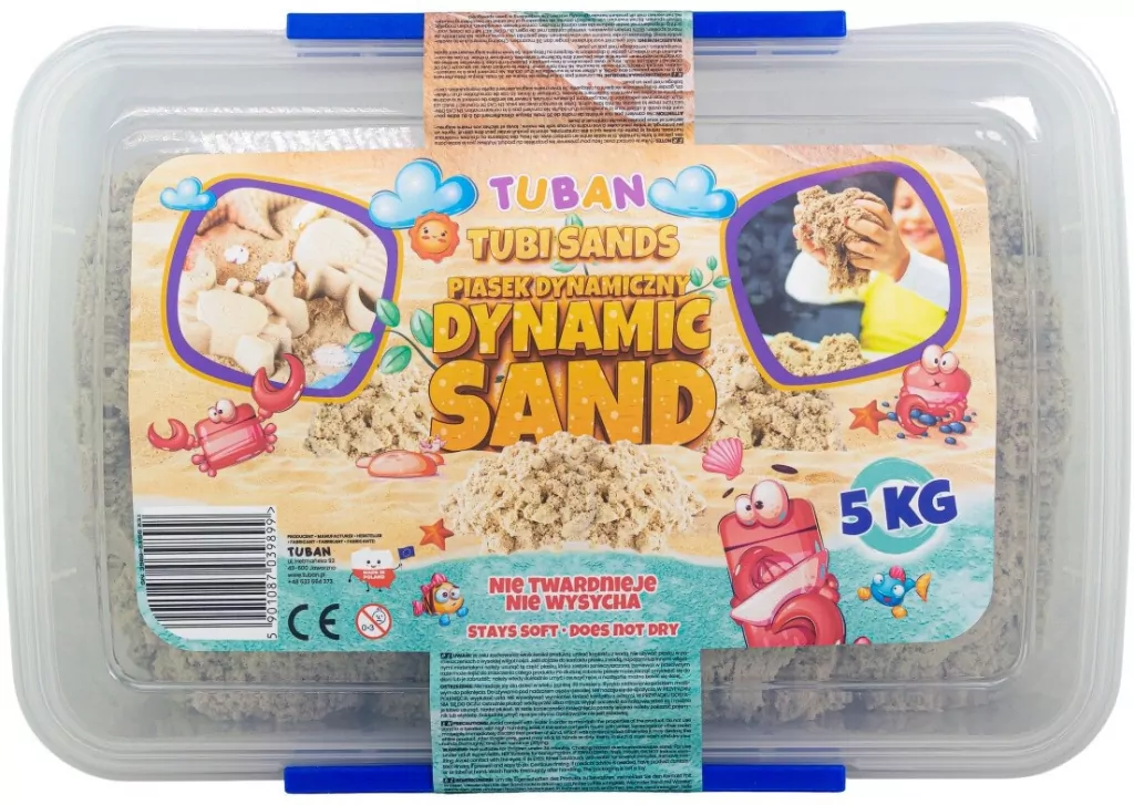 Piasek dynamiczny. Naturalny w pudełku 5kg - tantis.pl