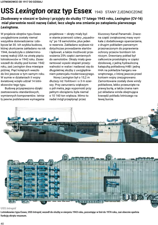 Lotniskowce od 1917 do dzisiaj. Panorama techniki wojskowej. Panorama techniki wojskowej - tantis.pl