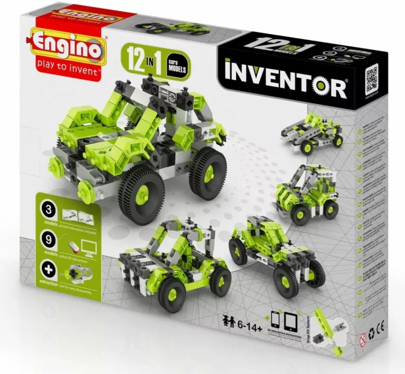Inventor. 12in1. Samochody - tantis.pl