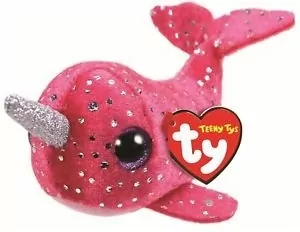 Maskotka TY Teeny Tys Nelly różowy narwal 10cm 41259 - tantis.pl