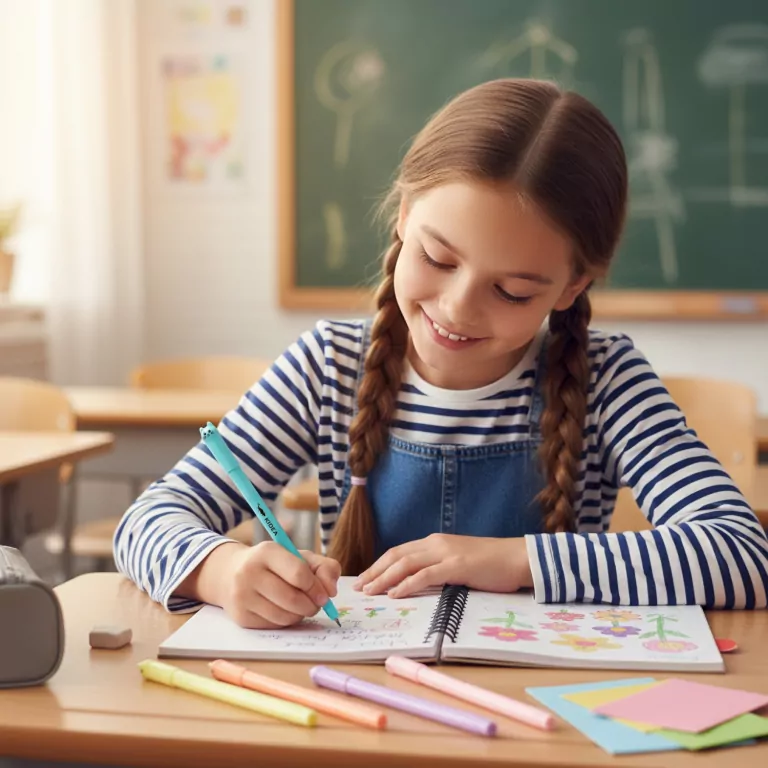 Cienkopisy Kotki 6 kolorów KIDEA - tantis.pl