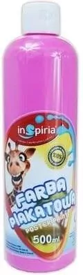 Farba plakatowa różowa 500ml - tantis.pl