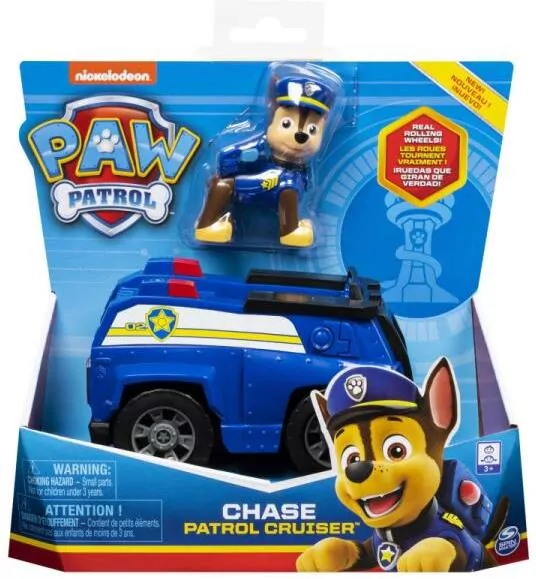 Paw Patrol. Psi Patrol Auto: pojazd patrolowy Chase - tantis.pl