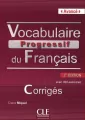 Vocabulaire progressif du français Avancé Klucz 2. edycja - tantis.pl