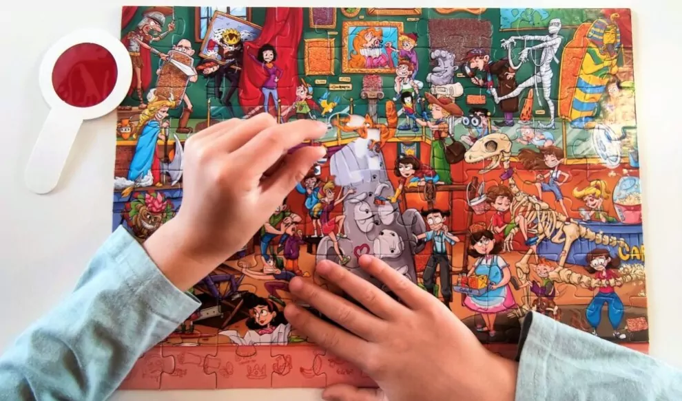 Puzzle 90 obserwacyjne z lupą. Muzeum - tantis.pl