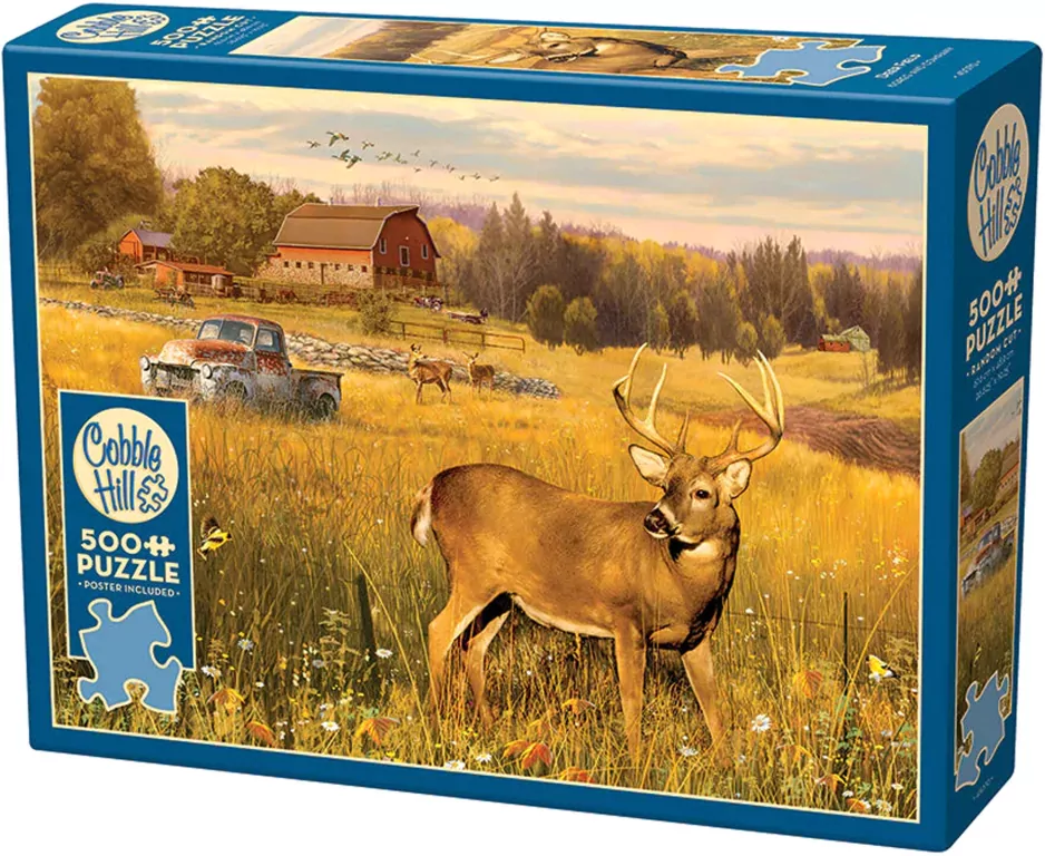 Puzzle 500 Jeleń na polu G3 - tantis.pl
