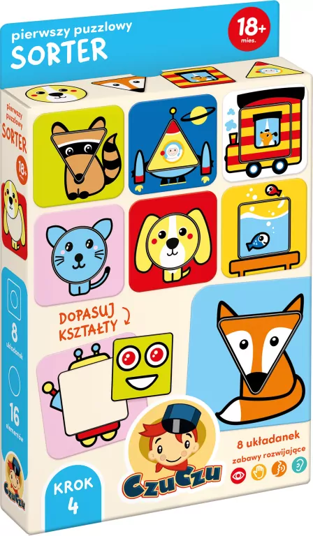 CzuCzu. Pierwszy puzzlowy sorter - tantis.pl