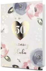 Karnet B6 Rocznica ślubu 50