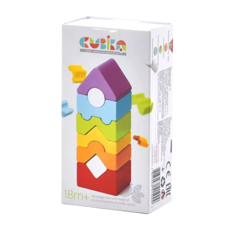 Drewniana wieża z klocków - tantis.pl