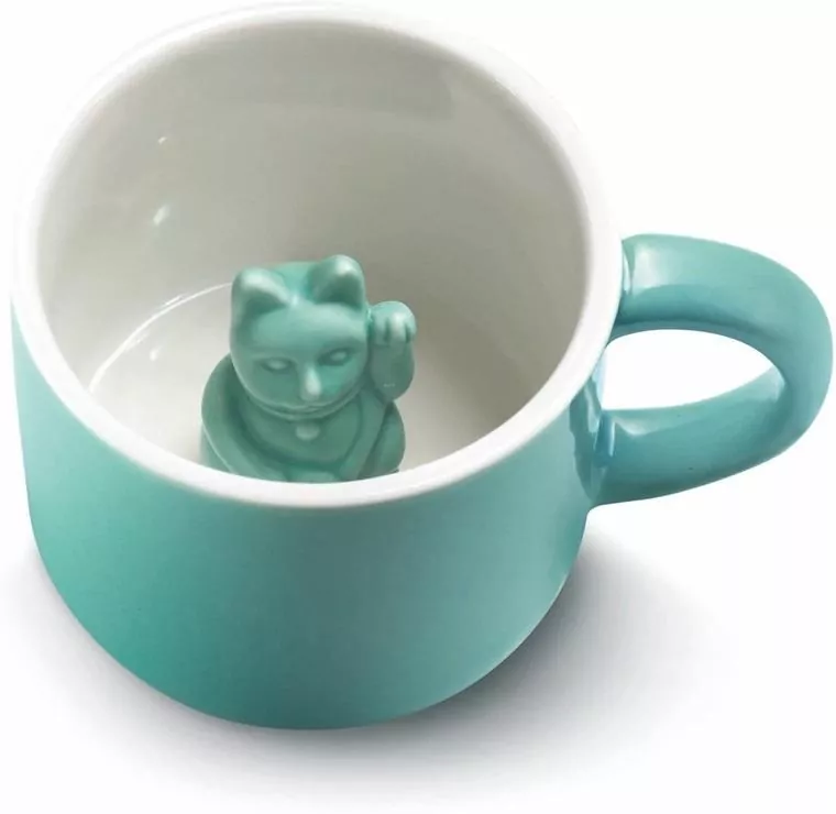 Kubek szczęścia turkusowy - tantis.pl