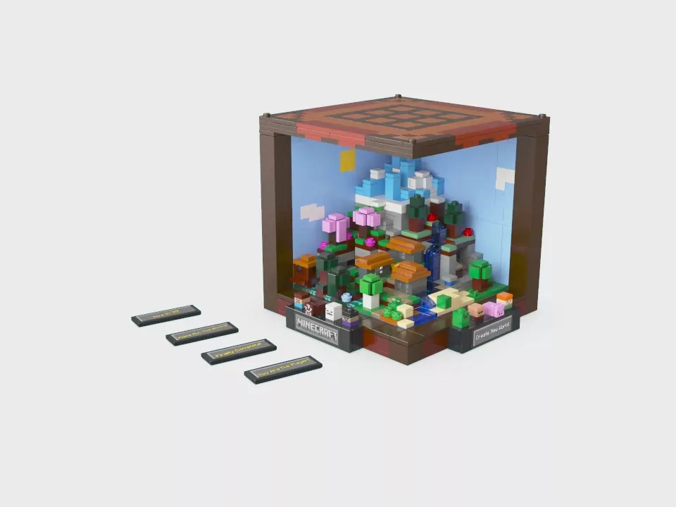LEGO® Minecraft. Stół warsztatowy 21265 - tantis.pl