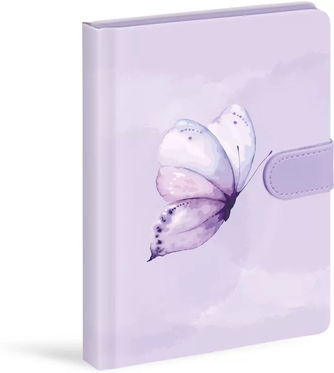 Notes na magnes Motyl 13x19cm 120 kartek linia - tantis.pl