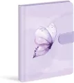Notes na magnes Motyl 13x19cm 120 kartek linia - tantis.pl
