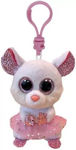 Beanie Boos Nina Biała ballerina mysz 8,5 cm - tantis.pl