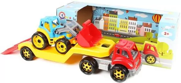 Transporter z traktorem - tantis.pl