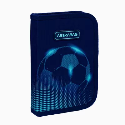 Piórnik 2klapk bez wyp Astrabag Football Light AC1