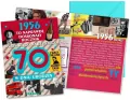 Karnet Urodziny 70 - tantis.pl