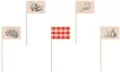 Ozdobne pikery na grilla 15cm - tantis.pl