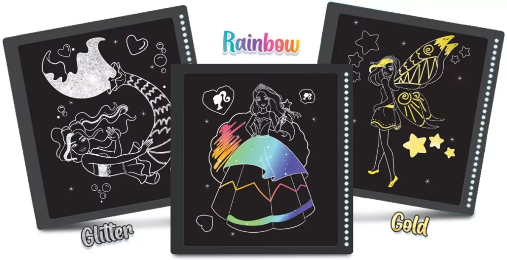 Barbie Sketch Book Mer-mazing Scratch Reveal - tantis.pl