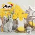 Serwetki 33x33cm Maki Wielkanoc op.  Pol-Mak - tantis.pl