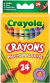 Crayola. Kredki świecowe zmywalne, 24 sztuki - tantis.pl