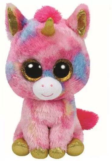 TY Beanie Boos Fantasia - kolorowy jednorożec 15cm - tantis.pl