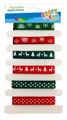 Wstążka dekoracyjna ozdobna Boże Narodzenie 6m