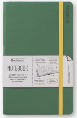 Bookaroo Notatnik Journal A5. Ciemna zieleń
