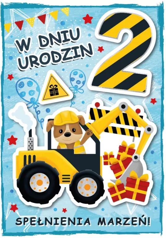 Karnet urodziny 2 B6 z kopertą - tantis.pl