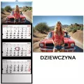 Kalendarz 2026 trójdzielny dziewczyna - tantis.pl