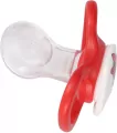 NUK. Perfect Match. Smoczek z silikonowym smoczkiem. Miki. Czerwony - tantis.pl