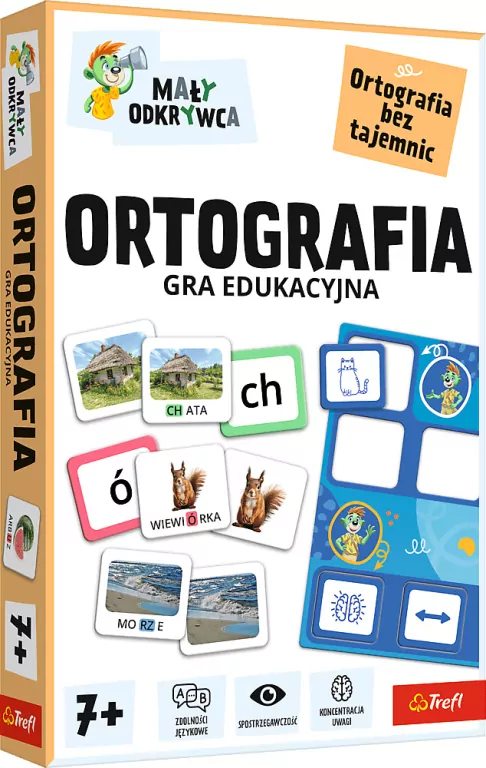 Mały odkrywca - Ortografia TREFL - tantis.pl