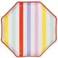 Talerzyki Paski 24.5x24.5cm 6szt - tantis.pl