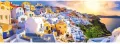 Puzzle 1000. Panorama. Zachód słońca na Santorini - tantis.pl