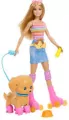 Barbie na rolkami i pieskiem - tantis.pl