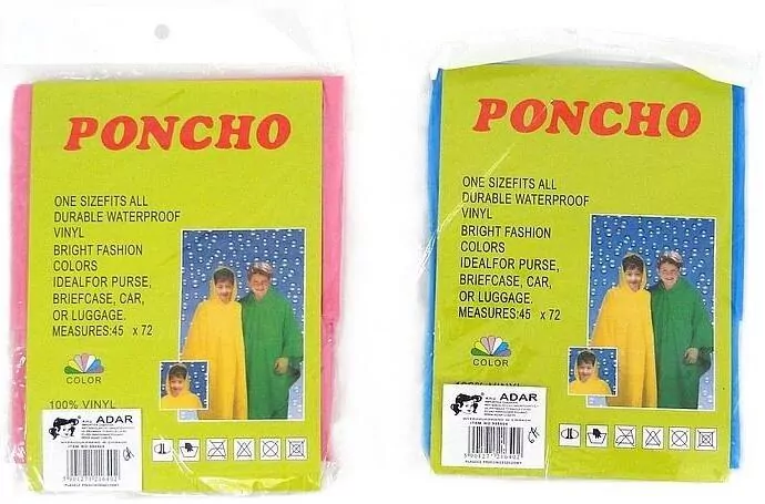 Płaszcz przeciwdeszczowy, poncho MIX - tantis.pl
