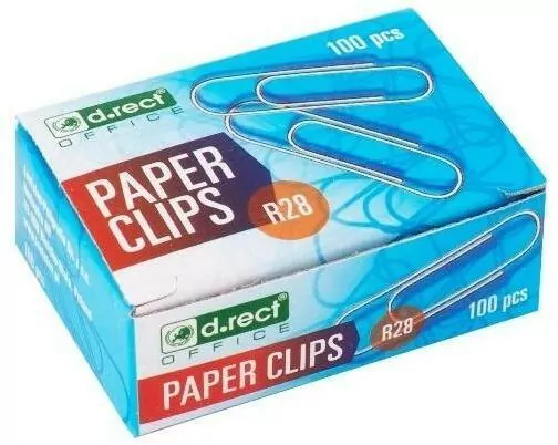 Spinacze metalowe 28mm, okrągłe - tantis.pl