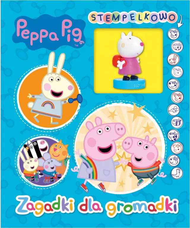 Peppa Pig. Stempelkowo cz. 3 Zagadki dla gromadki - tantis.pl