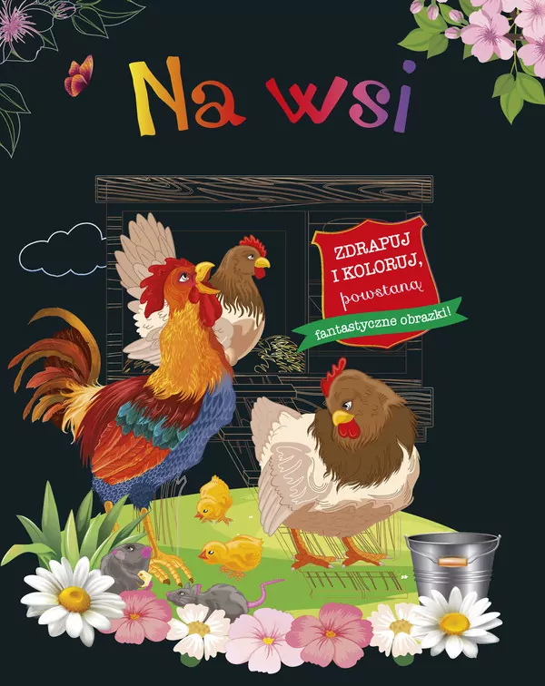 Zdrapuj i koloruj. Na wsi - tantis.pl