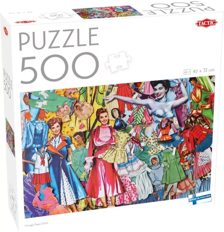 Puzzle 500 Vintage Paper Dolls - tantis.pl
