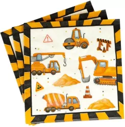 Serwetki papierowe plac budowy