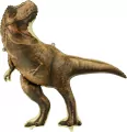 Balon foliowy Jurassic World T-Rex brązowy 92x98cm - tantis.pl