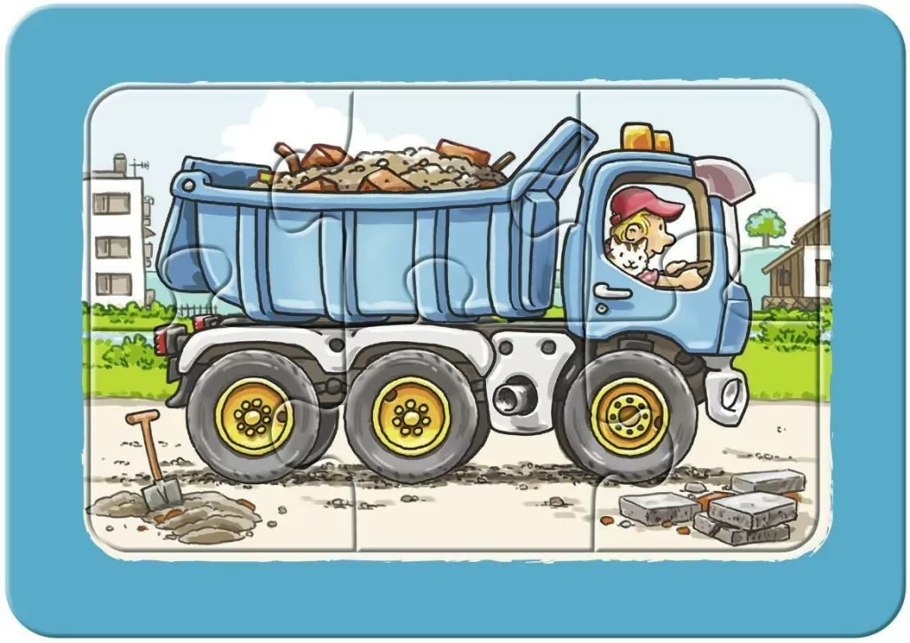 Ravensburger. Puzzle 3x6 elementów. Pojazdy - tantis.pl