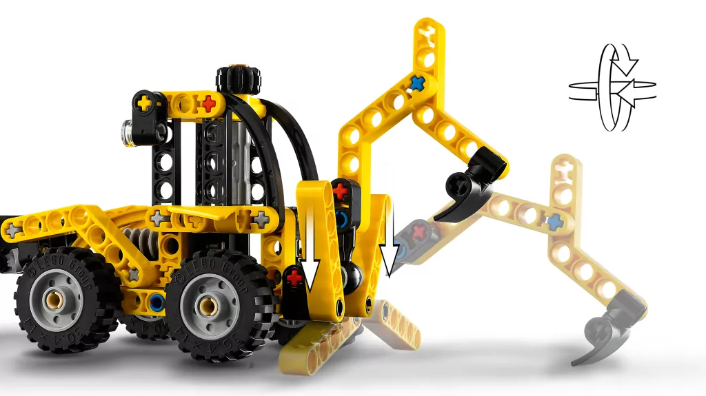 LEGO® Technic. Koparko-ładowarka. 42197 - tantis.pl