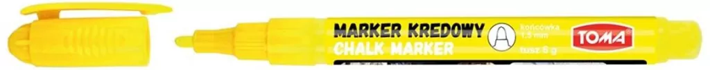 Marker kredowy TO-293, Żółty - tantis.pl
